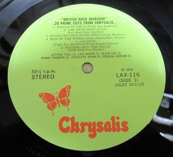 British Rock Invasion 20 Prime Cuts From Chrysalis