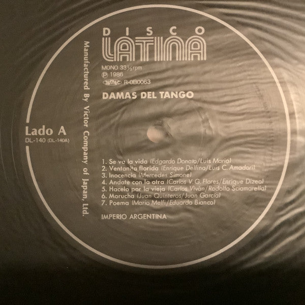 Damas Del Tango = タンゴの淑女たち