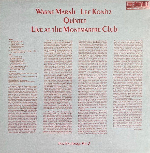 Live At The Montmartre Club - Jazz Exchange Vol. 2