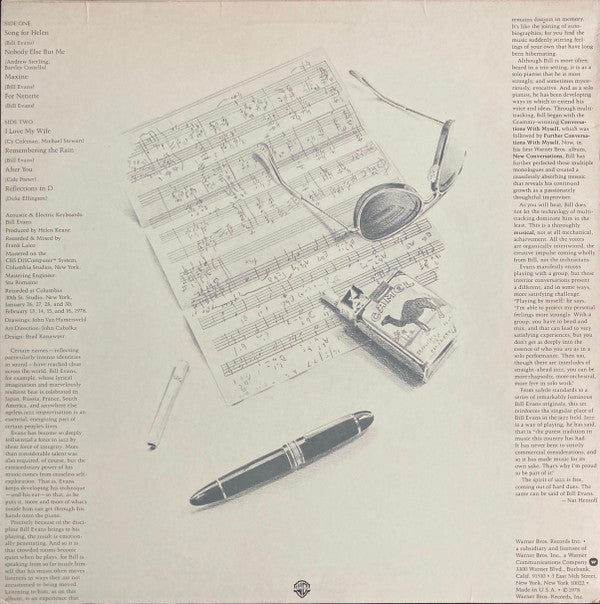 Master Release: New Conversations by Bill Evans