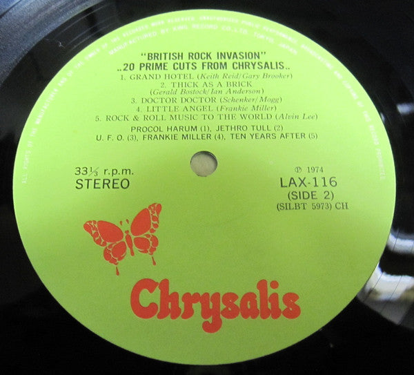 British Rock Invasion 20 Prime Cuts From Chrysalis