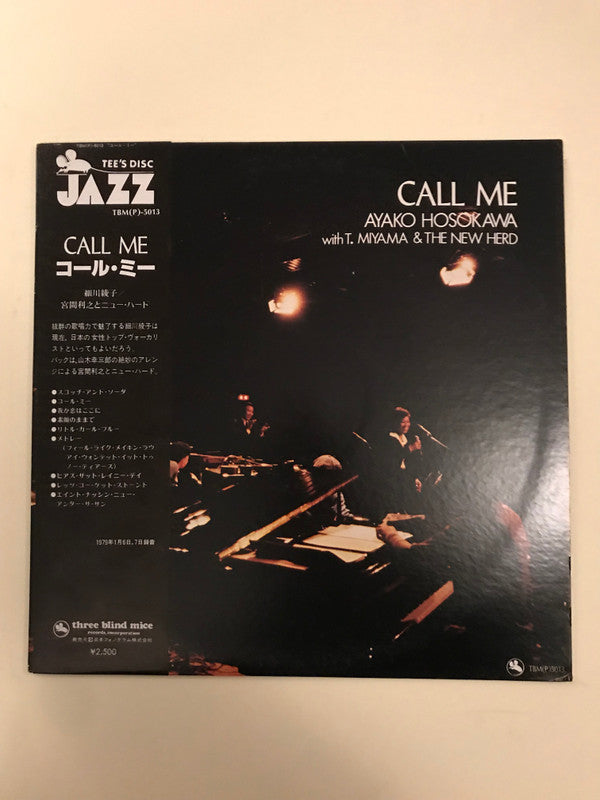 Release: Call Me-Vinyl-Japan-1979-TBM(P)-5013-13431078