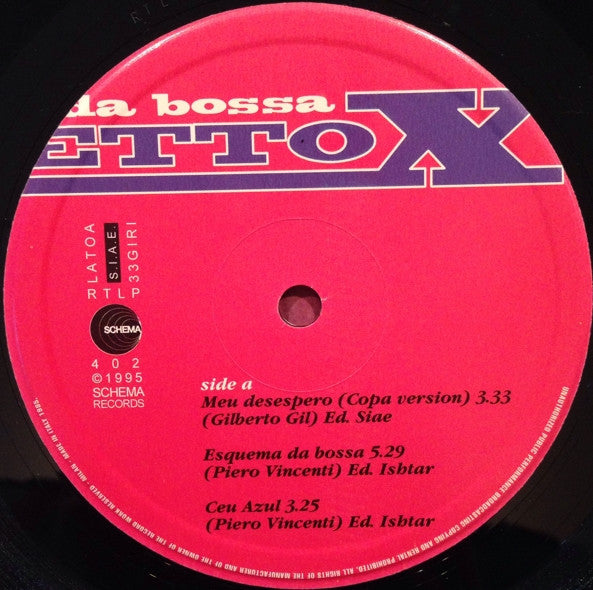 Release: Novo Esquema Da Bossa-Vinyl-Italy-1995-RTLP 402-11891723