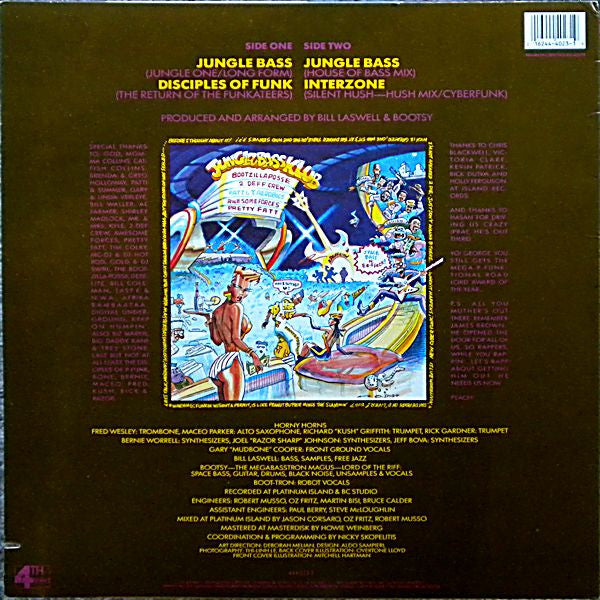 Release: Jungle Bass-Vinyl-US-1990-444 023-1, 444 023-1-64179