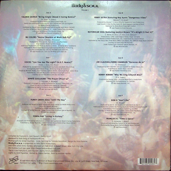 Master Release: Body & Soul (Volume 1) by Various