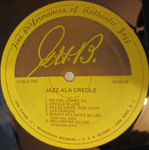 Baby Dodds Trio / Jazz À La Creole