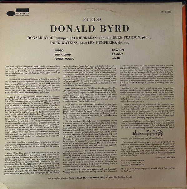 Release: Fuego-Vinyl-US-1974-BST 84026-23574494