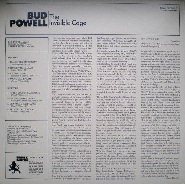 Release: Blues For Bouffémont -Vinyl-Netherlands-None-BLP 30120-10833052
