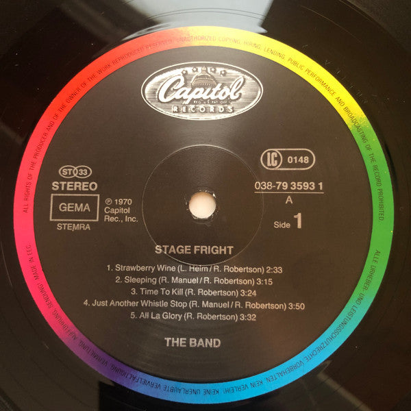 Release: Stage Fright-Vinyl-Europe-None-038-79 3593 1, 038-7935931-18235969