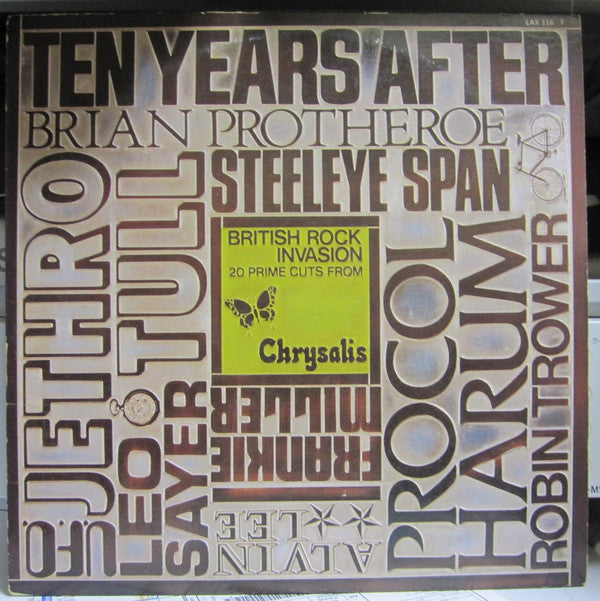 British Rock Invasion 20 Prime Cuts From Chrysalis