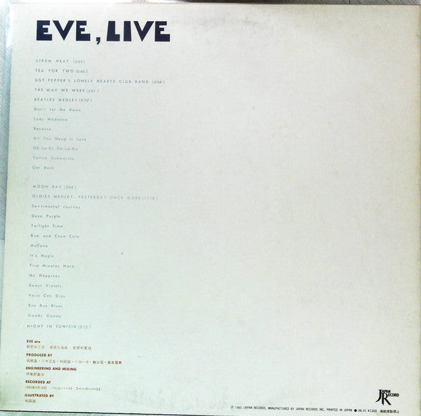 Master Release: Live by Eve