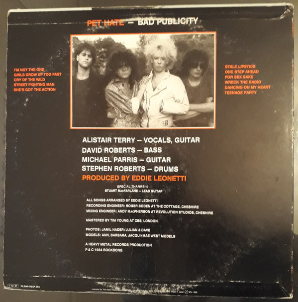 Master Release: Bad Publicity by Pet Hate