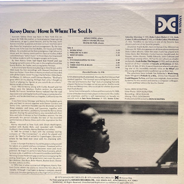 Release: Home Is Where The Soul Is-Vinyl-US-1979-Xanadu 166-23327612