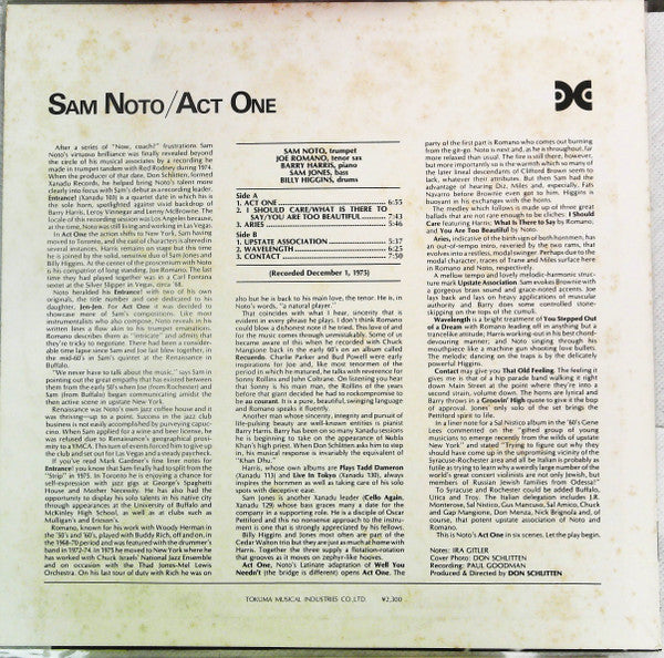 Release: Act One-Vinyl-Japan-1976-JC-3001-15062040