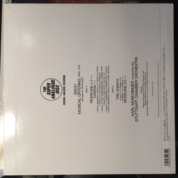 Master Release: Das Musikalische Opfer by Johann Sebastian Bach