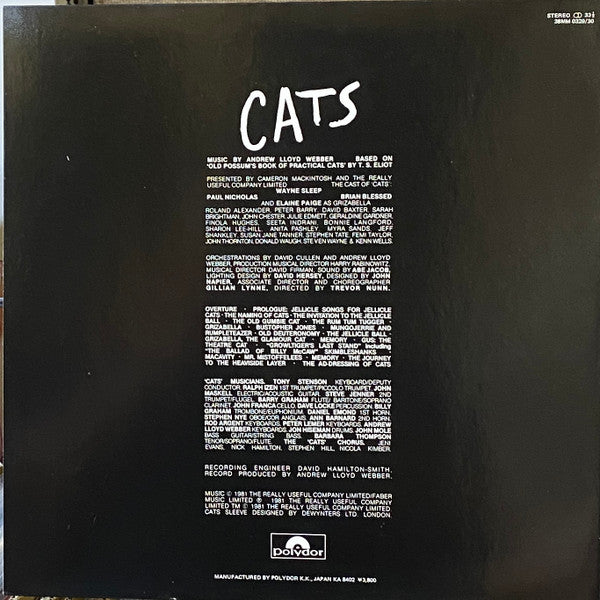 Release: Cats-Vinyl-Japan-1984-38MM 0329/30-20691031