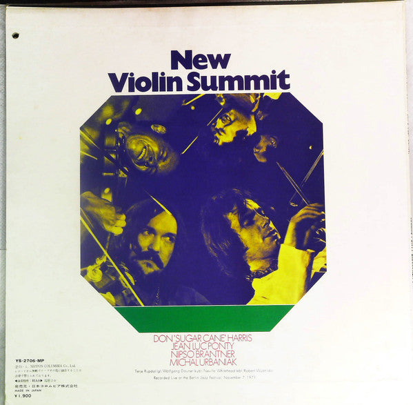 Master Release: New Violin Summit by Don "Sugarcane" Harris