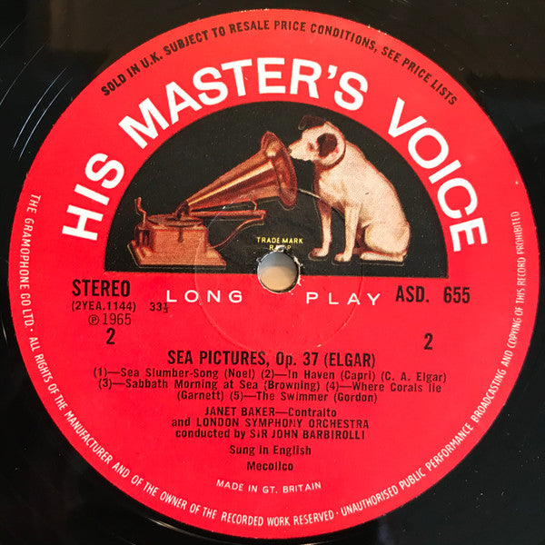 Cello Concerto / Sea Pictures