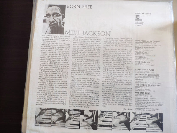 Release: Born Free-Vinyl-Japan-1968-LS 86045, LS86045-24520700