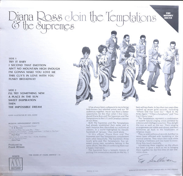 Release: Diana Ross & The Supremes Join The Temptations-Vinyl-US-1968-MS-679-10842319