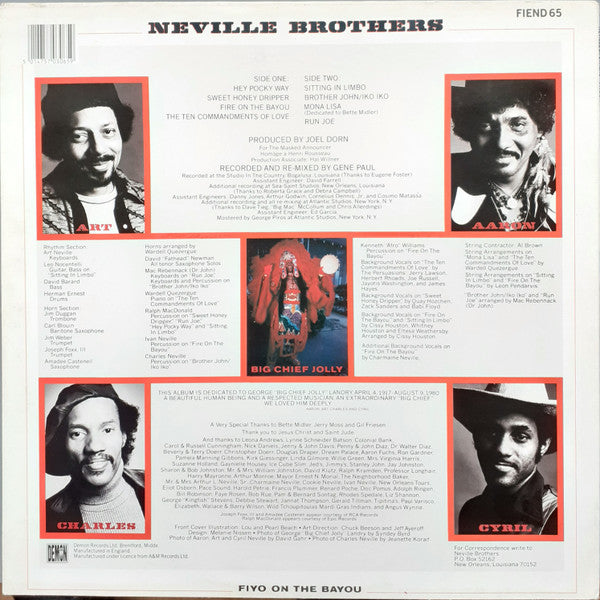 Release: Fiyo On The Bayou-Vinyl-UK-1986-FIEND 65-14804881