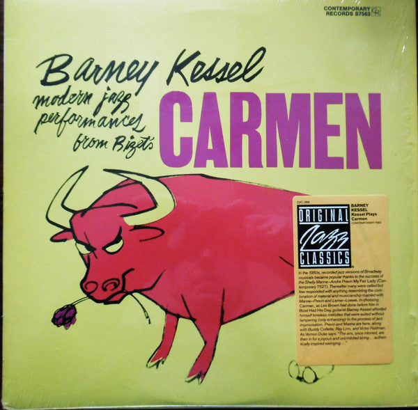 Release: Modern Jazz Performances From Bizet's Opera Carmen-Vinyl-US-None-OJC-269 (C-7563)-10579622
