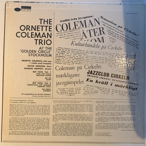 Release: At The "Golden Circle" Stockholm (Volume One)-Vinyl-US-1977-BST 84224-13463548