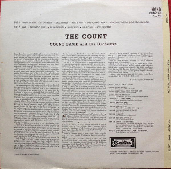 Master Release: The Count by Count Basie Orchestra
