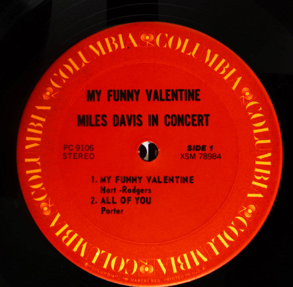 My Funny Valentine - Miles Davis In Concert