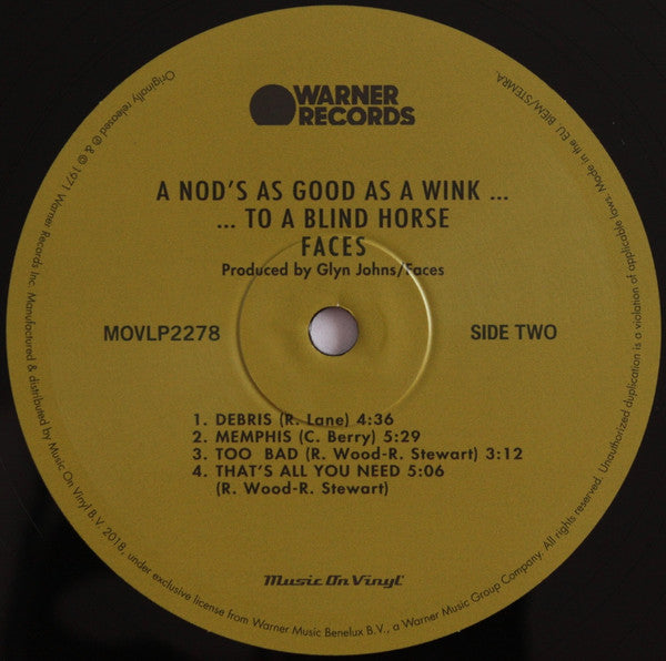 A Nod Is As Good As A Wink... To A Blind Horse