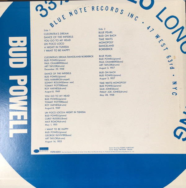 Release: Bud Powell-Vinyl-Japan-1983-FCPA-6203-14257082