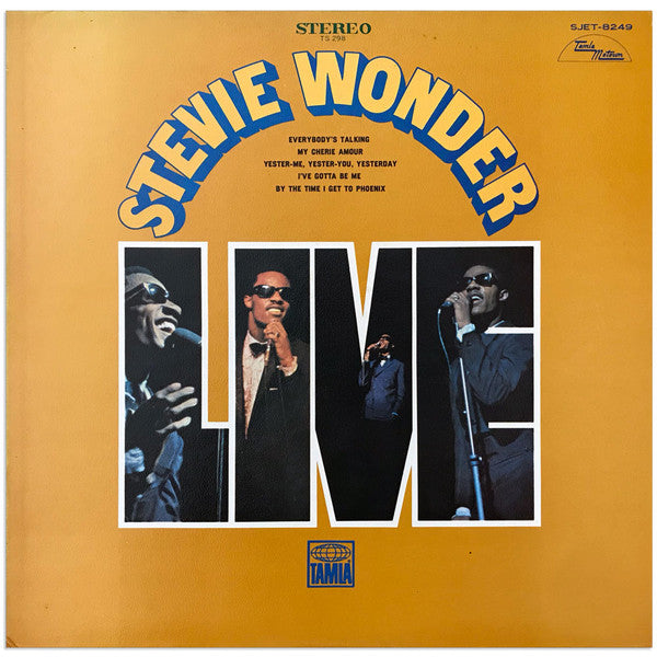 Release: Stevie Wonder Live-Vinyl-Japan-None-SJET-8249, TS-298, SJET-8249-14419911