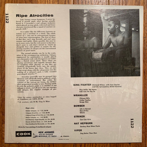 Release: Hellish Calypso (12 Gems Collected From The Wars In Port-Of-Spain)-Vinyl-US-None-1122-14930901