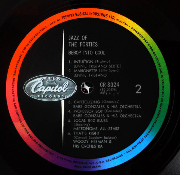 Jazz Of The Forties (Volume 2) - Bebop Into Cool