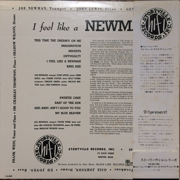 Master Release: I Feel Like A Newman by Joe Newman