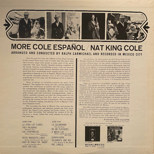 Master Release: More Cole Español by Nat King Cole