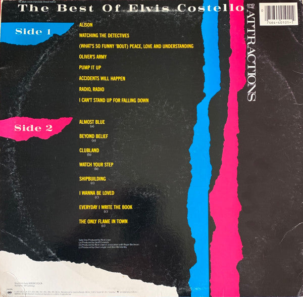 Master Release: The Best Of Elvis Costello And The Attractions by Elvis Costello & The Attractions