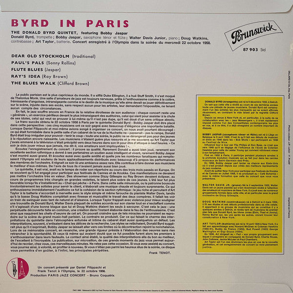 Byrd In Paris (Volume 1)