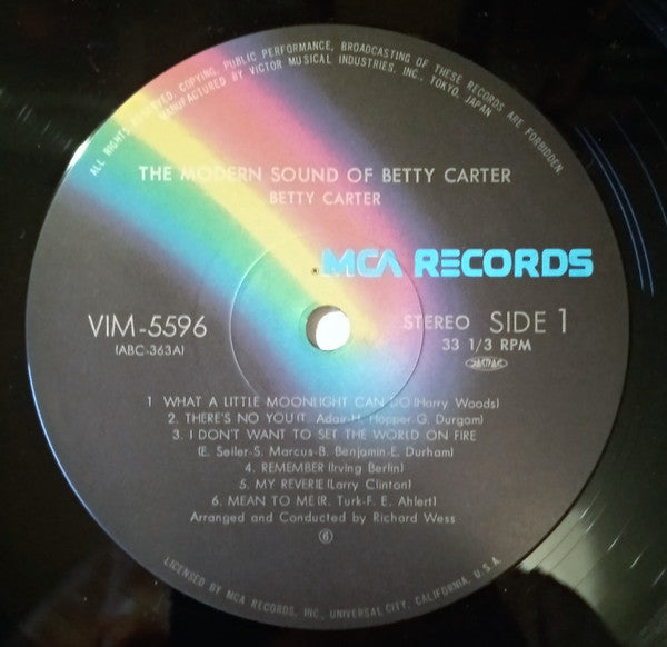 The Modern Sound of Betty Carter