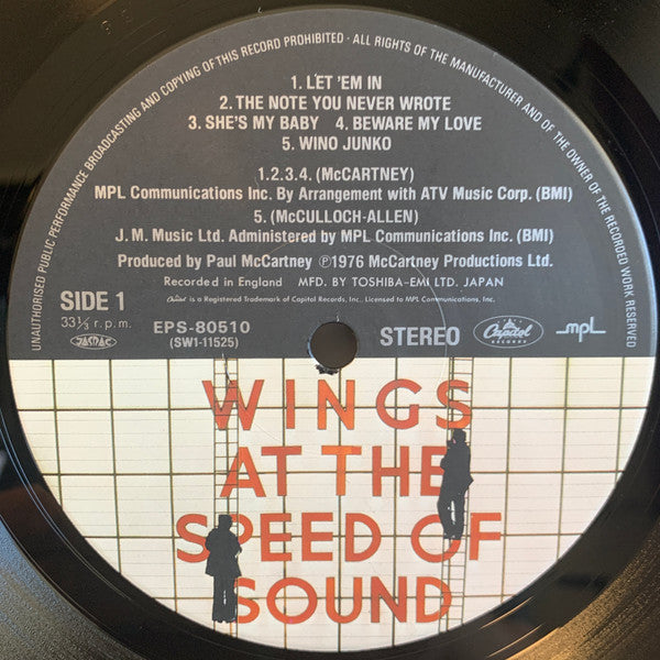 Wings At The Speed Of Sound