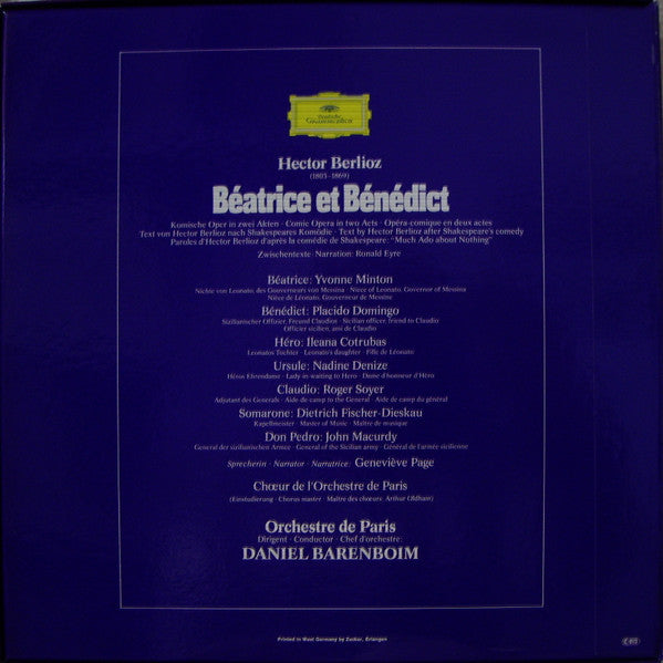 Master Release: Berlioz - "Béatrice et Bénédict by Hector Berlioz