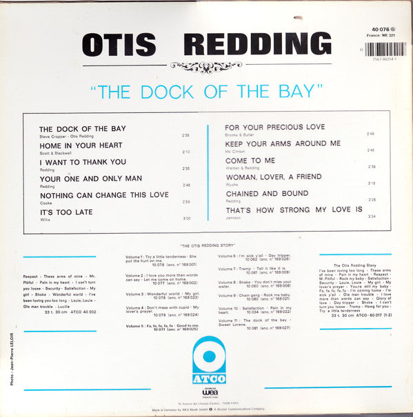 Release: The Dock Of The Bay-Vinyl-Germany-None-40 076, ATC 40076-15101708