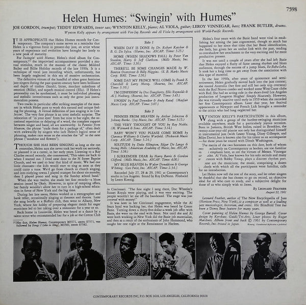 Swingin' With Humes