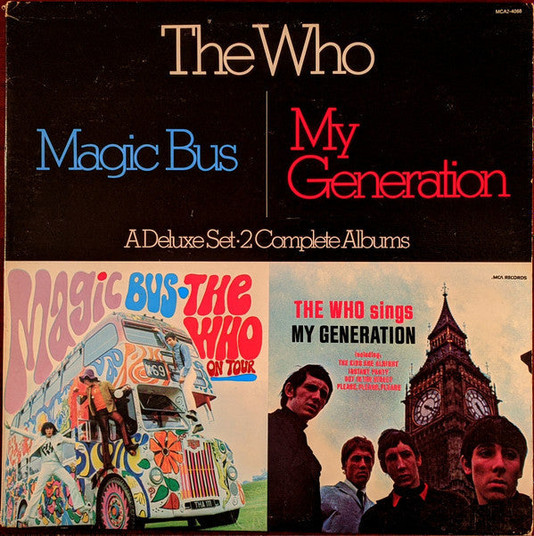 Master Release: Magic Bus / The Who Sings My Generation by The Who