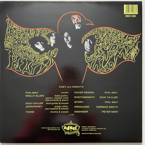 Release: S.F. Sorrow-Vinyl-UK-1987-XED 236-26407364