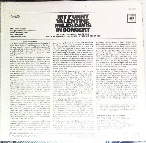 My Funny Valentine - Miles Davis In Concert