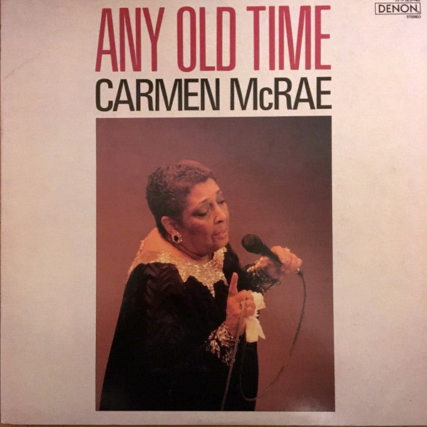 Master Release: Any Old Time by Carmen McRae