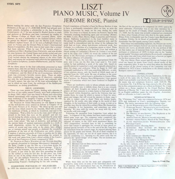 Piano Music Volume IV