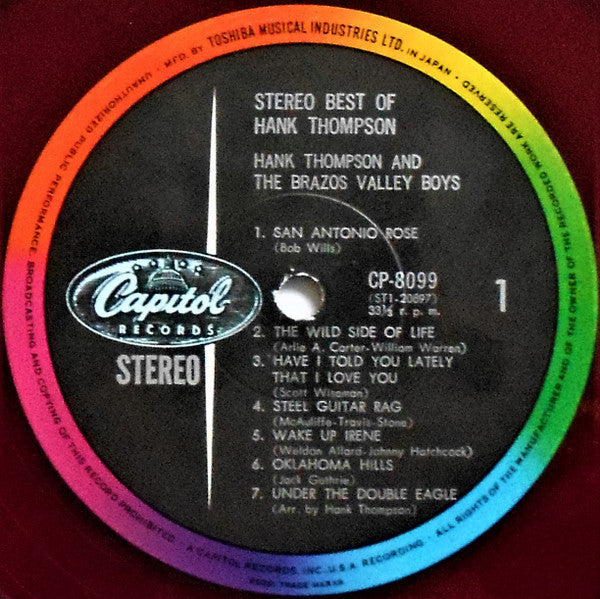 Stereo! Best Of Hank Thompson