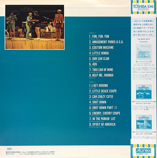 Release: Summer Cruisin': Hot Rod With The Beach Boys-Vinyl-Japan-None-ECS-81581-10301240